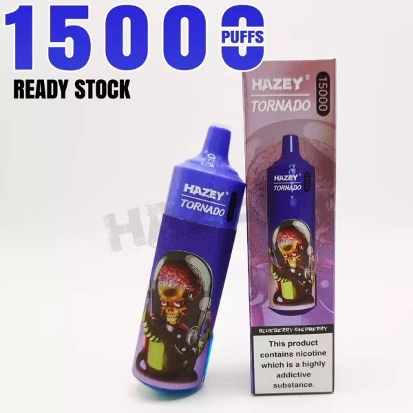 Premium Quality Hazey A40 15000 Puffs Rechargeable Vape With 2 And 5 Percent Nicotine