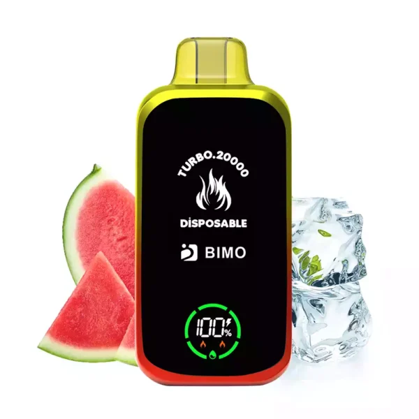 High Quality BIMO TURBO 20000 Puffs Vape with 850mAh Rechargeable Battery and Dual Mesh Coil