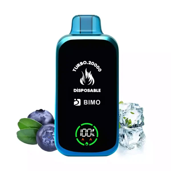 High Quality BIMO TURBO 20000 Puffs Vape with 850mAh Rechargeable Battery and Dual Mesh Coil