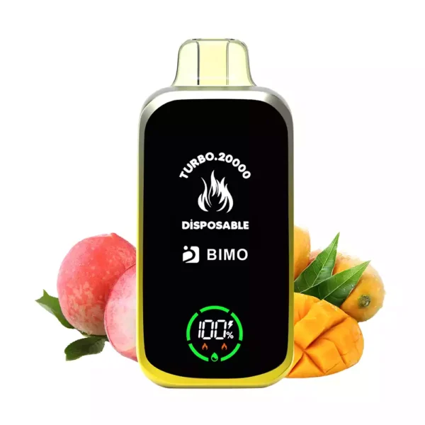High Quality BIMO TURBO 20000 Puffs Vape with 850mAh Rechargeable Battery and Dual Mesh Coil